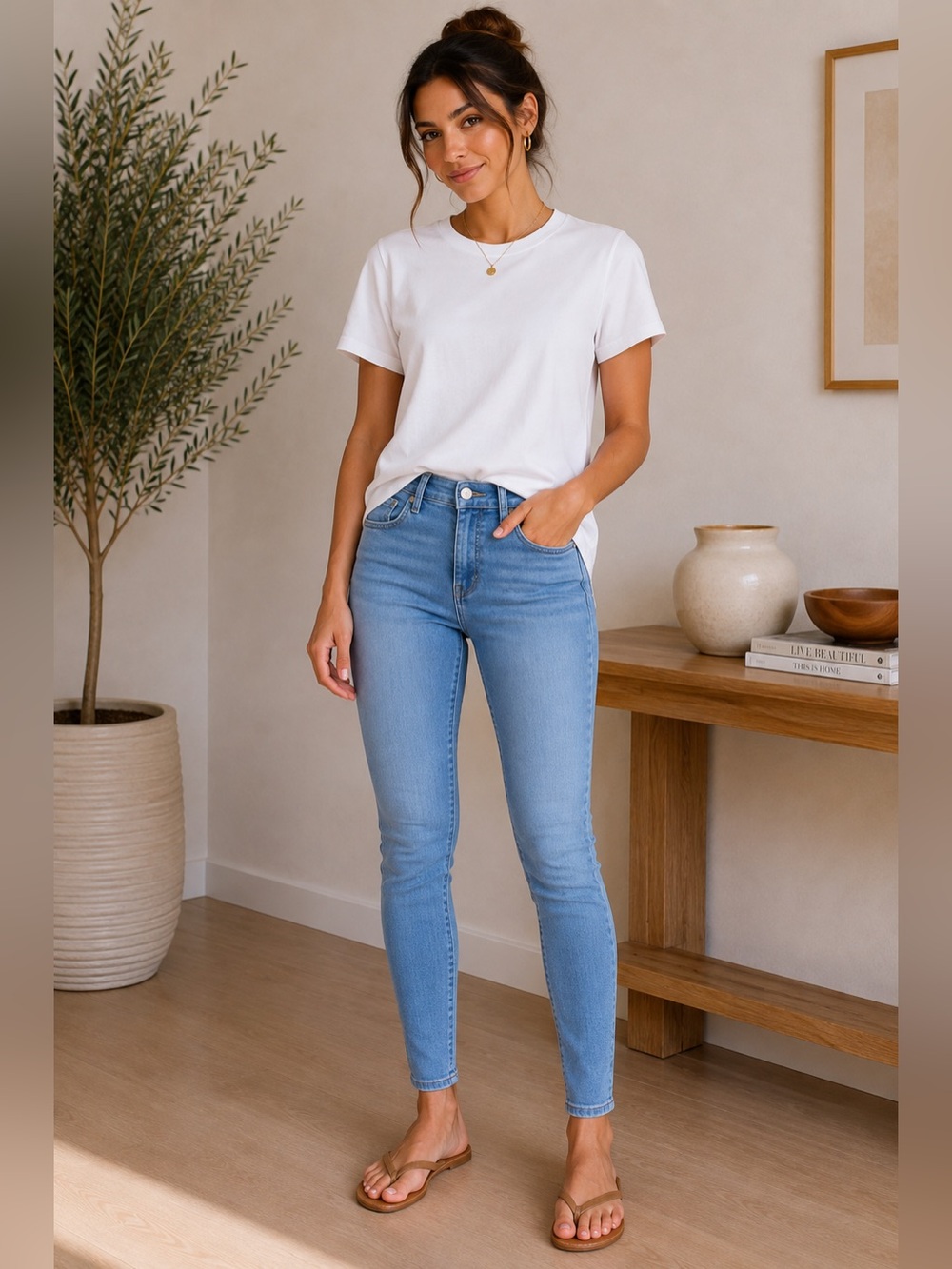 Kirkland Signature Light Blue Women's Skinny Jeans